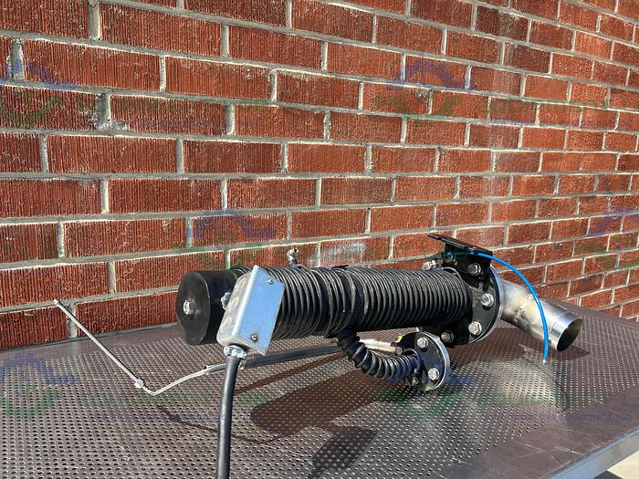 Used Unbranded Diffusion Pump 8" x 36" w/ 4" Stainless Steel Elbow