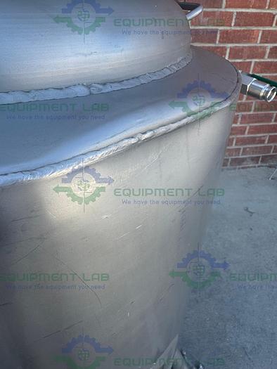 Used Letsch 260 Liter Jacketed Stainless Steel Reactor w/ 3/4 HP Bottom Mixer