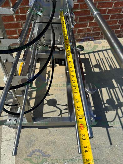 Used Millipore  Stainless Steel Pellicon 2 Cassette Filter Holder Stack of 8