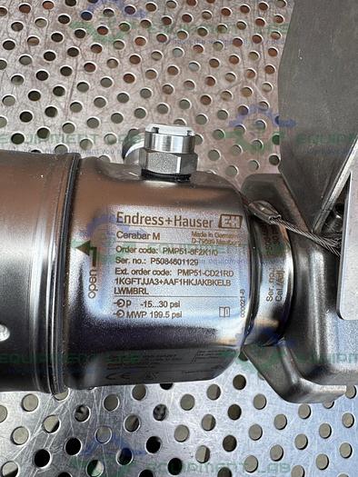 Used Endress + Hauser Cerabar M PMP51-8F2K1/0 Pressure Transmitter -5 to 30 PSI