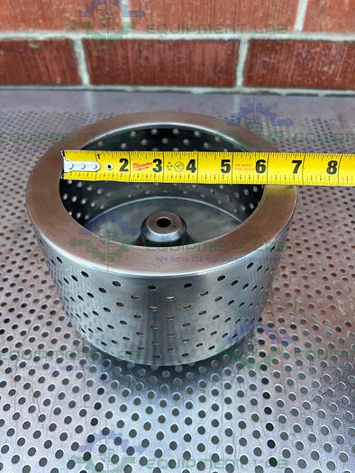 Used Unbranded  Sieva 3 Stainless Steel Perforated Centrifugal Basket / Rotor