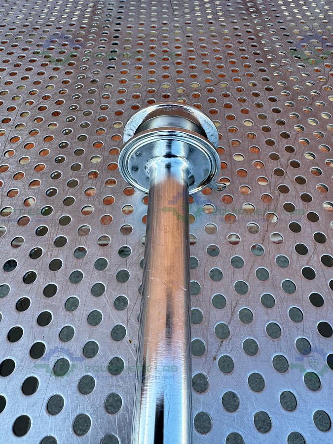 Used Stainless Steel 20" Syphon Tube w/ 2" OD Sanitary Fitting