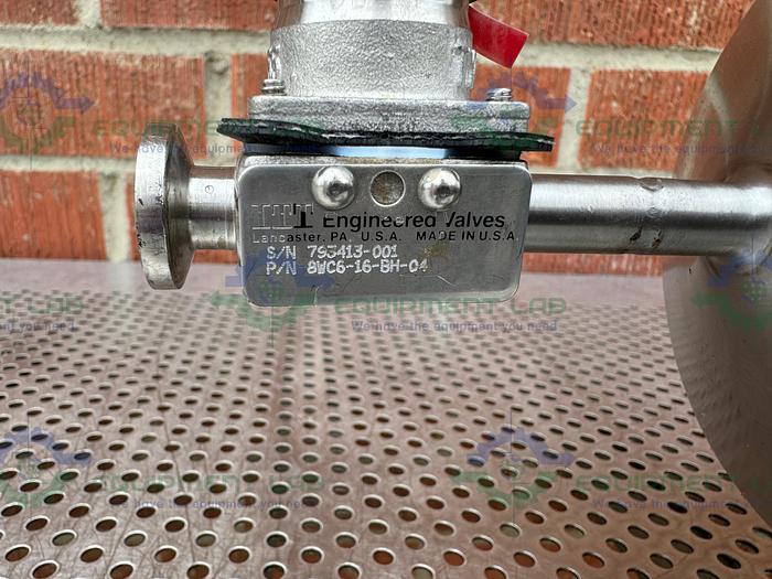 Used Unbranded 6 Liter Stainless Steel Vessel w/ ITT Vavle 1/2" Sanitary Fitting