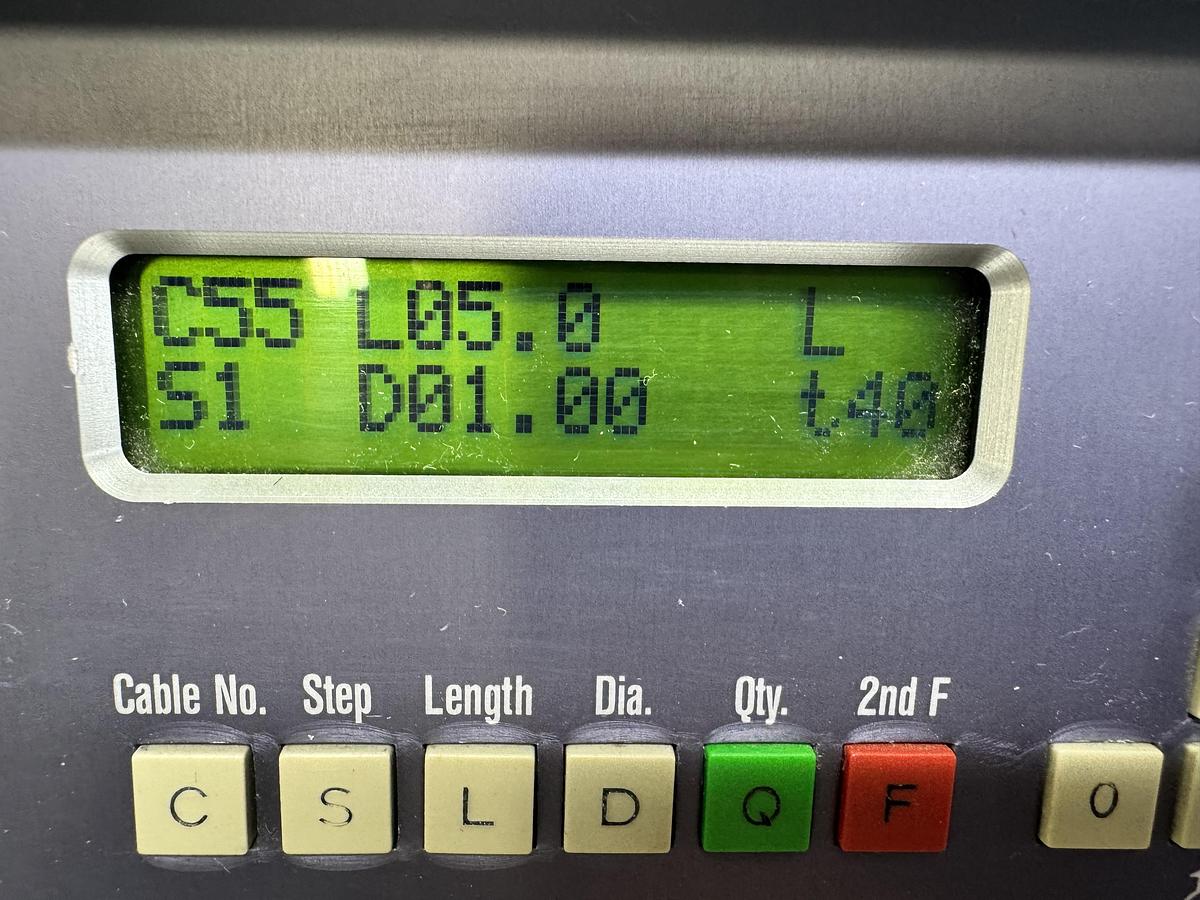 Used Schleuniger MP257 Programmable Coaxial Cable Stripping Machine