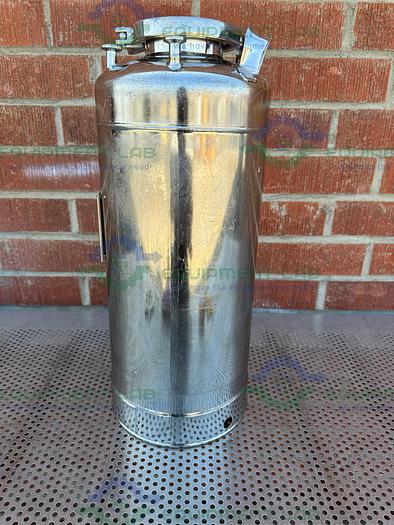 Used Alloy Products 15 Liter Stainless Steel Vessel 125 PSI w/ 4.5" Opening