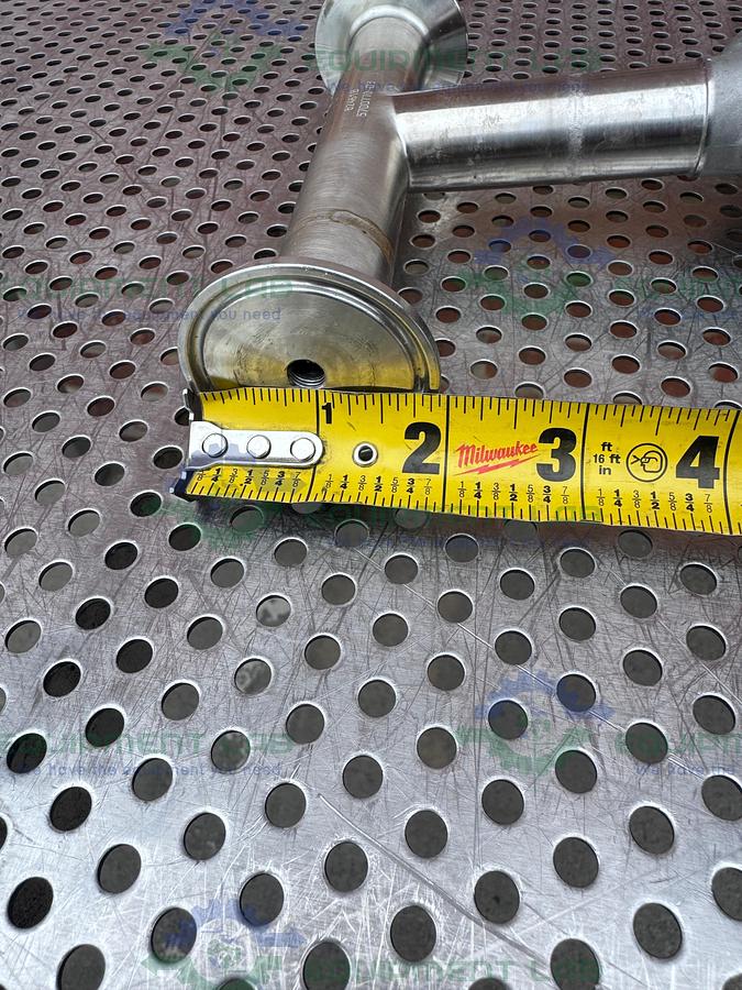 Used Gemu 554/25/D55 Pneumatic Angle Seat Globe Valve w/ 1" Sanitary Fitting