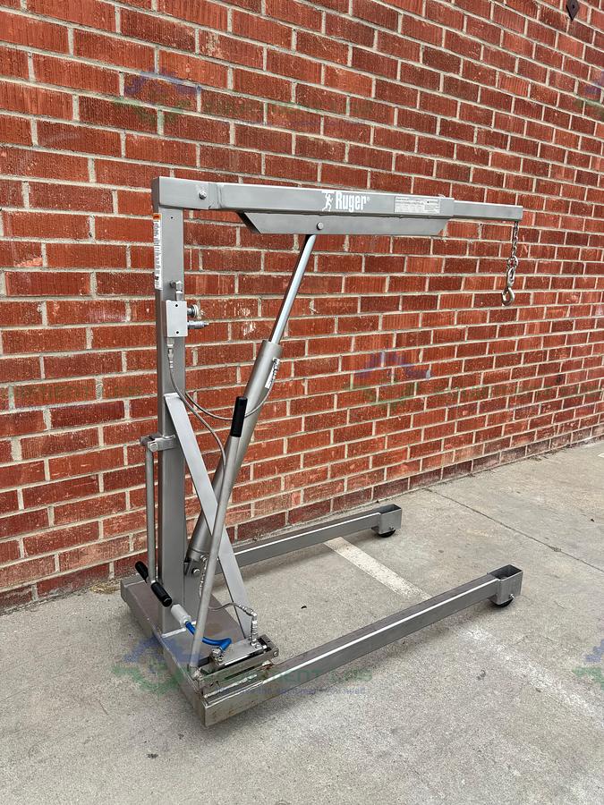 Used Ruger HP1000 SS Portable Floor Crane 1000 LBS Capacity Overall Width 31.5"