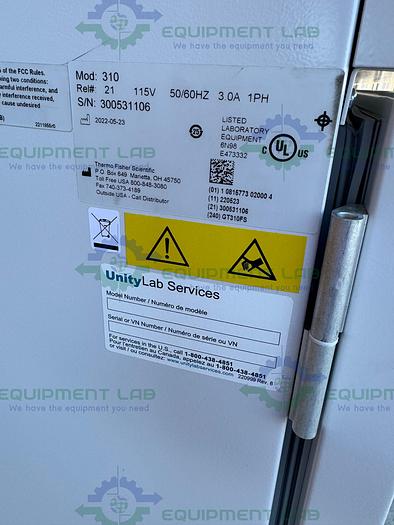 Used Thermo Forma 310 Stackable Direct Head CO2 Incubator 6.5 Cu.Ft, 50°C MFG 22