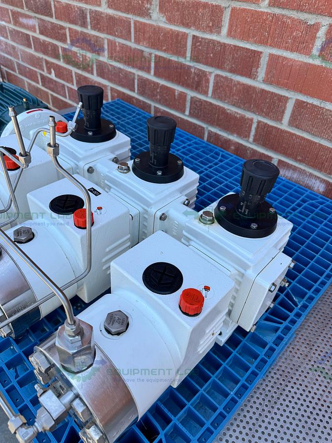 Used Lewa LDC 3 Waterlike Diaphragm Metering Pump w/ Reliance Electric 2.4 HP Motor