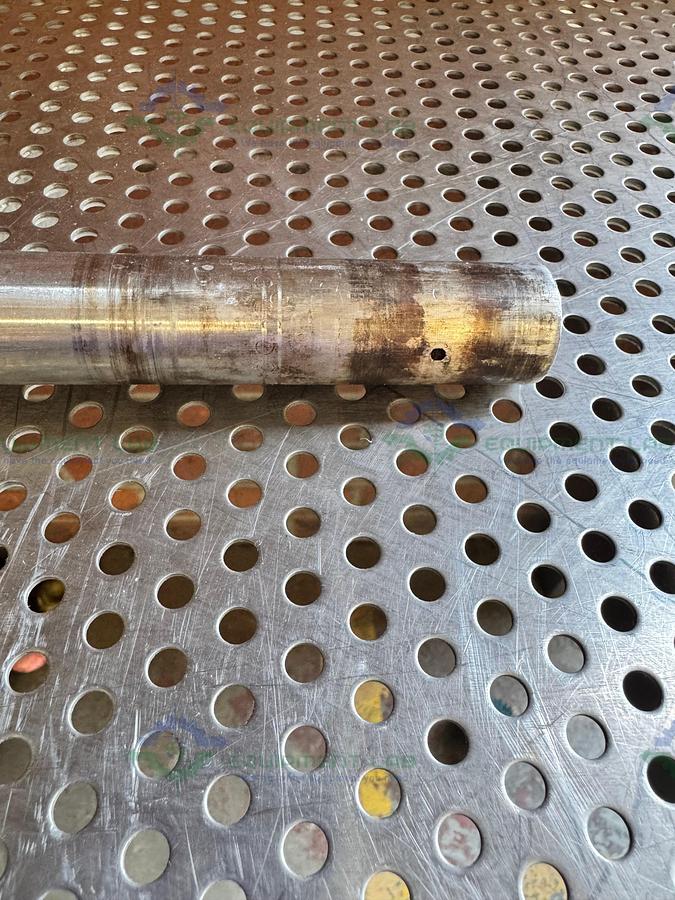 Used 48" Stainless Steel Mixing Shaft 1" Diameter w/ 8" Impeller