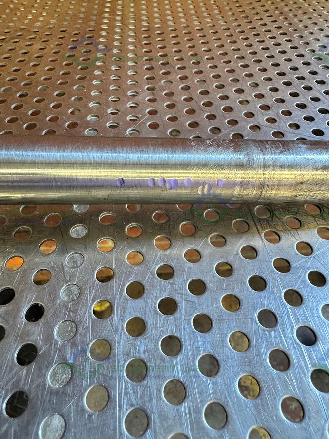 Used Unknown Stainless Steel Impeller Shaft / Mixing Rod 40" Height x 1"