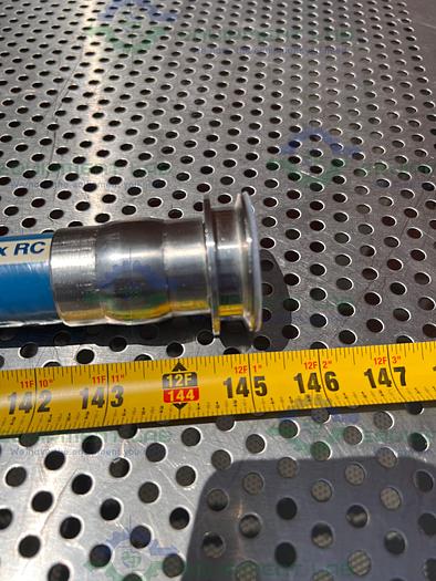 Used BioFlex RC 145" Aflex Hose w/ 1" Sanitary Fitting