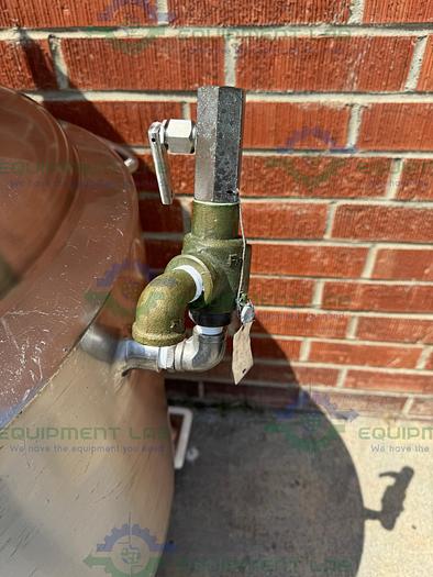 Used Precision 250 Liter Stainless Steel Jacketed Reactor 45 PSI w/ Lightnin Mixer.