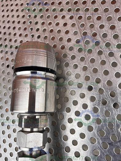 Used Sani Tech 35" GR-FDA Hose w/ Swagelok Quick Connect Stainless Steel Fitting