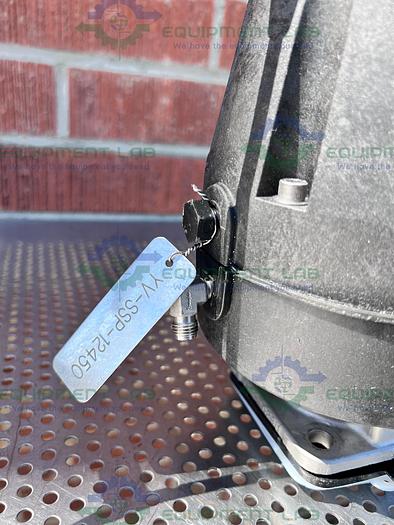 Used ITT Pure-Flo  A216 Diaphragm Stainless Steel Valve 1.5" w/ ASCO Valve Positioner