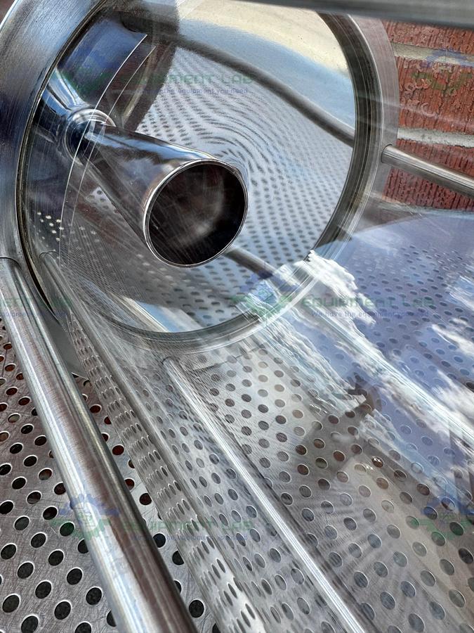 Used L.J Star Corp. B0870 Glass Sampling Column 7.5 L w/ 2" OD Sanitary Fitting Port