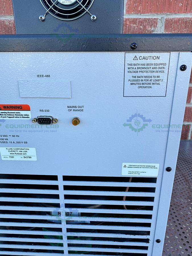 Used Fluke / Hart Scientific 7320 High Precision Calibration Bath -20°C to 150°C