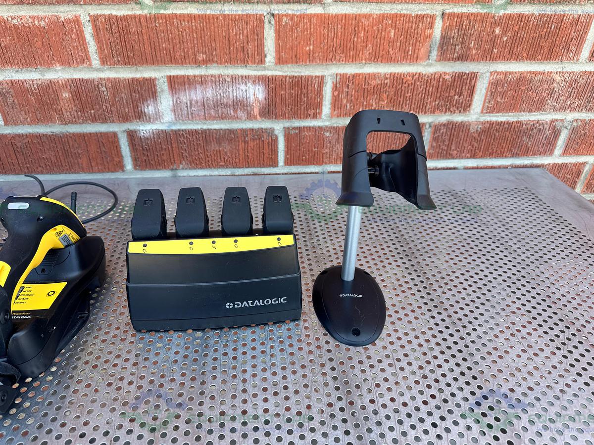 Used Lot of  7 Datalogic PowerScan PM9500 and 9530 Wireless  Barcode Scanner Reader