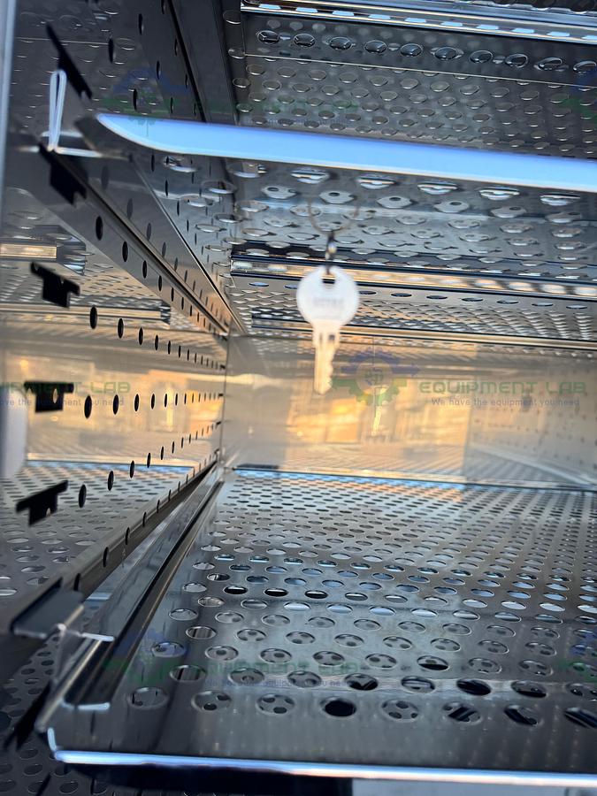 Used Caron 7002-10-1 Double Stack Heated Incubator, 10 cu. ft, 70ºC, 115 VAC