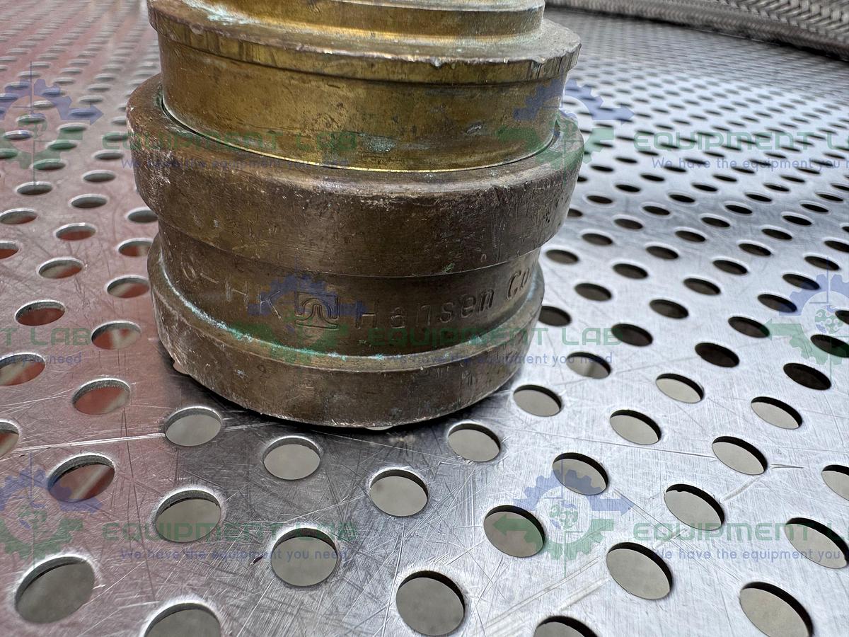 Used Unbranded Stainless Steel Braided Hose 130" w/ Quick Connect Fitting