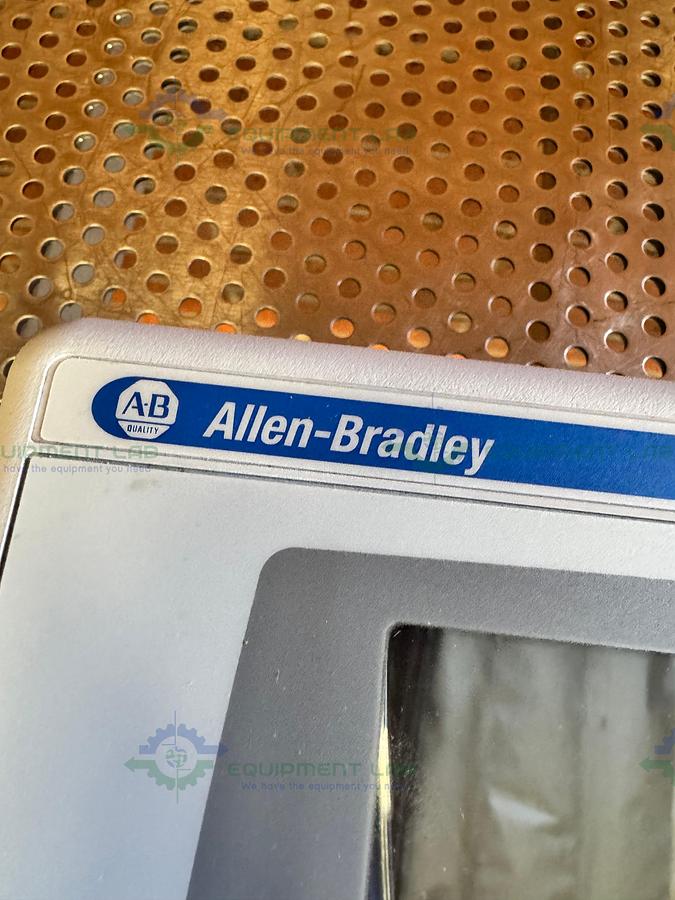 Used Allen Bradley 2711P-RDT10C PanelView Plus 1000 w/Allen Bradley 2711P-RP8D Module