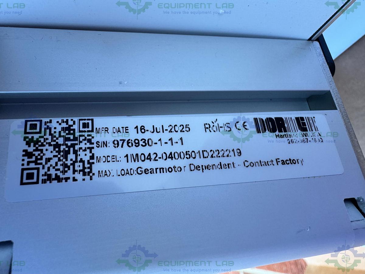 Dorner 1100 Mid Drive Belt Conveyor 48" x 4" w/ 11M036PL411FN Gearmotor