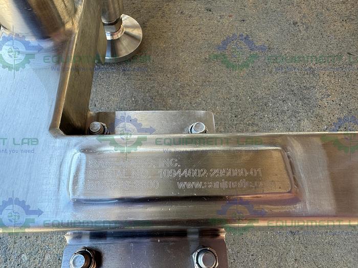 Used Sani Matic Stainless Steel 300 Liter COP System Parts Washer Skid