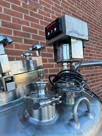 Used Feldmeier Equipment 450 Liter Stainless Steel Jacketed Reactor 120 FV PSI