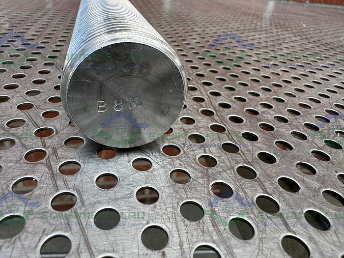 Used Unbranded All Threaded Rod Grade B8M, ASTM A193, 26.5" x 1 1/2"