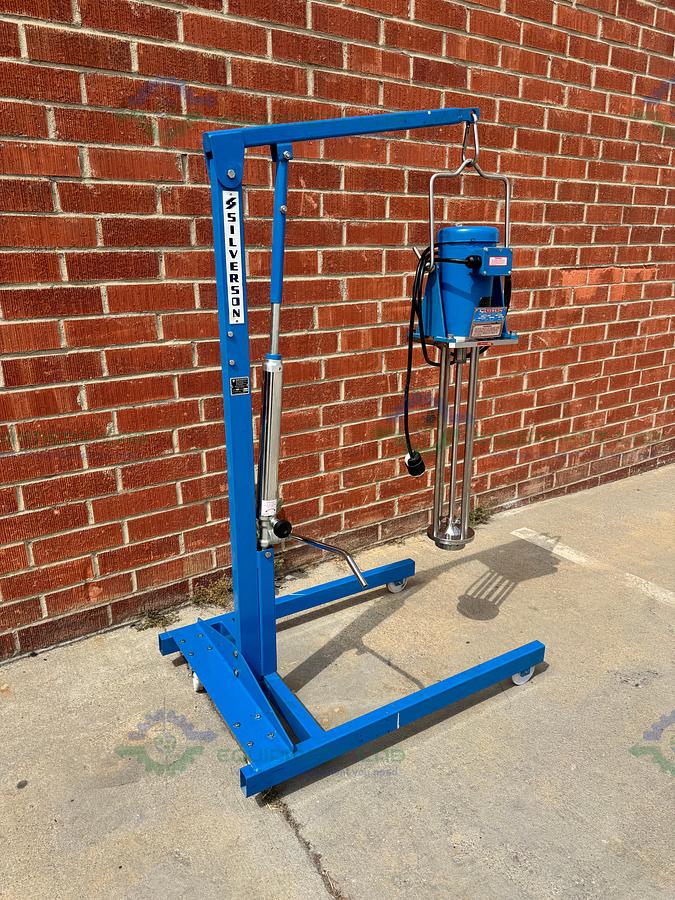 Used Silverson DX60 Homogenizer High Shear Batch Mixer w/  D Stand, 3 HP Motor