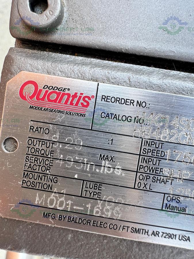 Used Waukesha Cherry Burrell /SPX  030U1 Rotary Lobe Pump w/ Baldor 2 HP Motor MFG 21