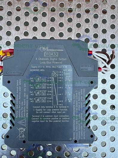 Used GM International  D1043Q 4 Channels Digital Output Loop / Bus Powered