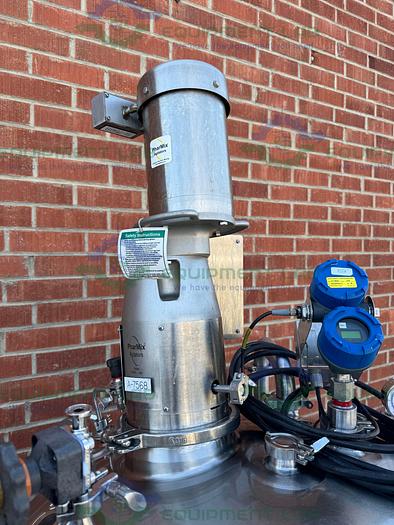 Used DCI  500 Liter Stainless Steel Jacketed Reactor 45 PSI w/ 0.5 HP Mixer