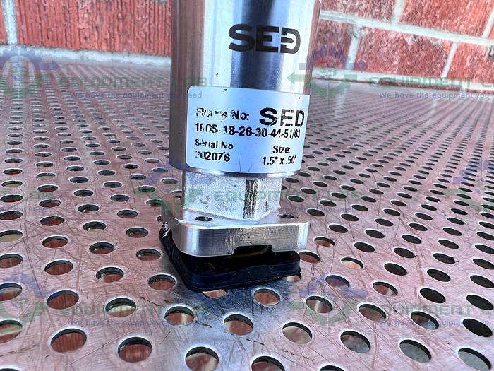 Used SED  190S-18-26-30-44-51/63 Diaphragm Valve  1.5" x .50"