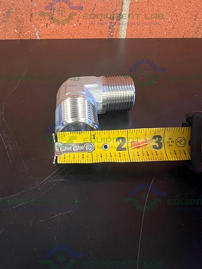 Brennan 5500-16-16-SS 1" Male Pipe Rigid x 1" in Male Pipe Rigid 90° Elbow