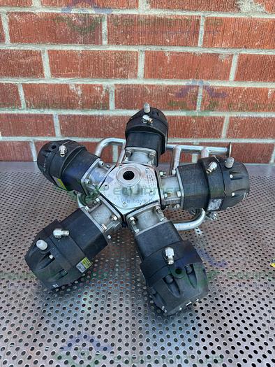 Used 5 ITT Pure Flo Advantage Stainless Steel Diaphragm Valve w/ 1" Sanitary Fitting