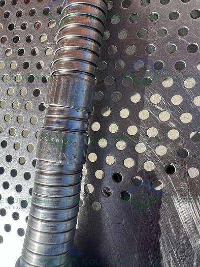 Stainless Steel Flexible Hose 72" w/ 1" Female to 1/2" Male Threaded Fitting