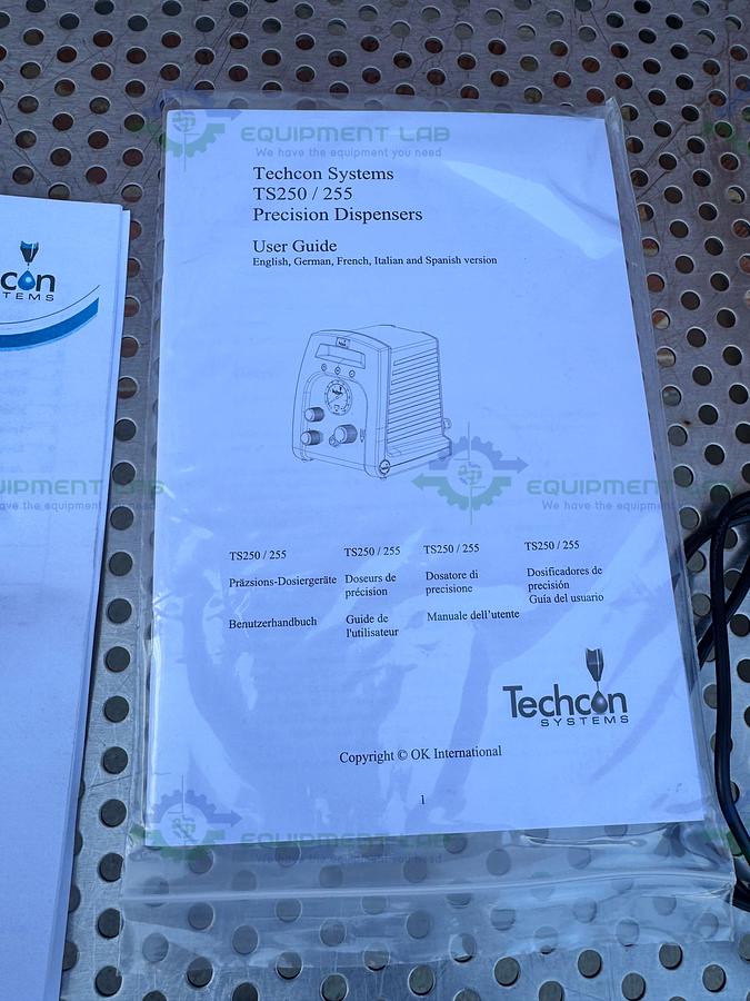 Used TECHON TSR2201 Dispensing Robot 3-axis 200mm X 200 mm