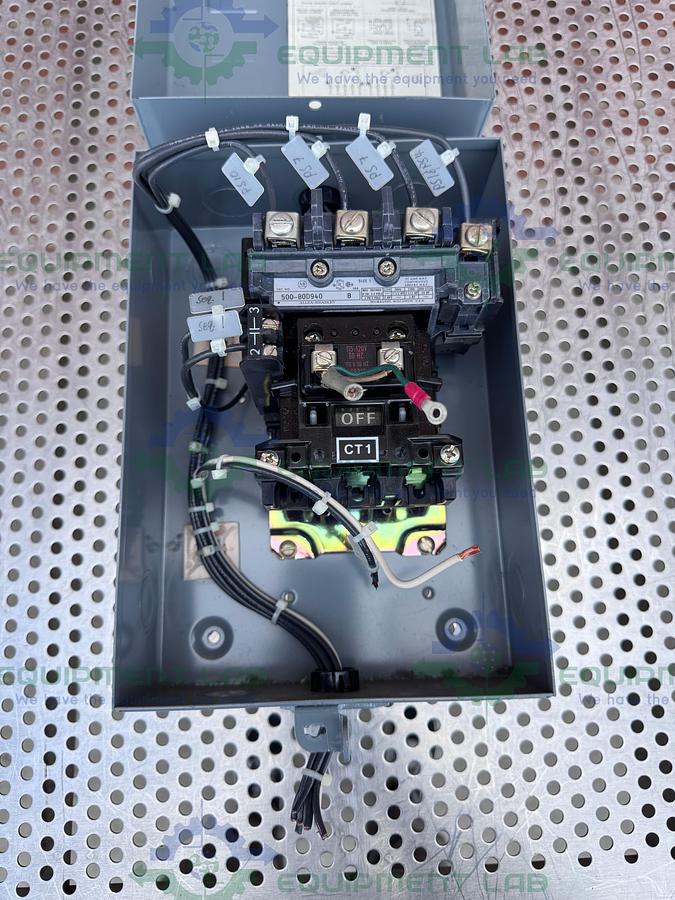 Used Allen Bradley 500-B0D940 Series B Contractor w/ Enclosure 7" x 10"x 6"