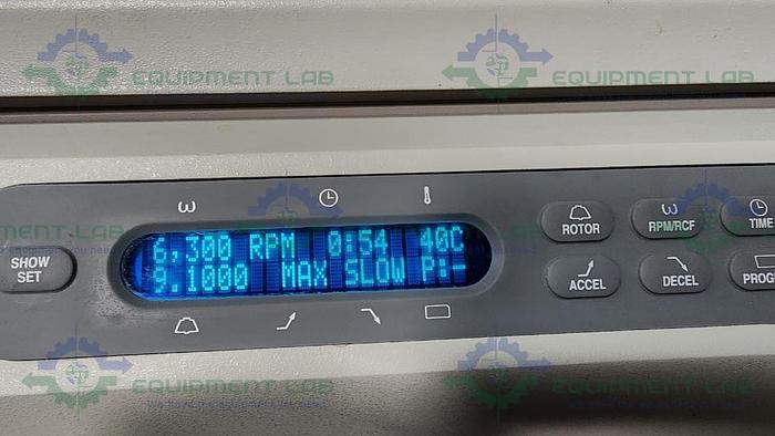 Used Beckman Avanti J-E Refrigerated High-Speed Floor Centrifuge w/ JLA-9.100 Rotor