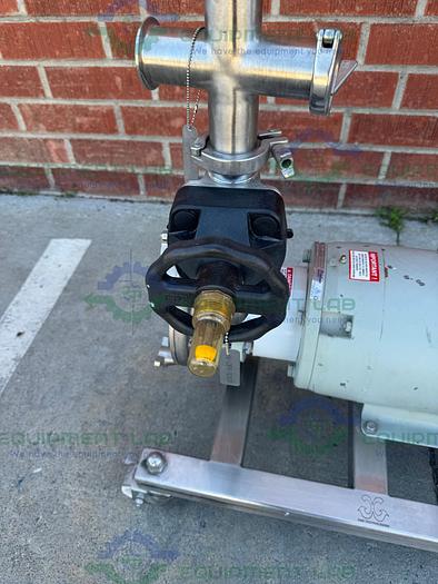 Used Fristam FZX2150 Centrifugal Pump Skid w/ Baldor Reliance 7.5 HP Motor 208/460V