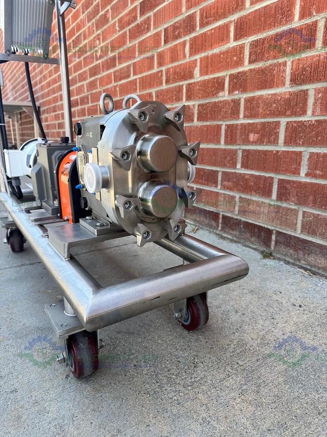 Used Waukesha Cherry Burrell /SPX  030U1 Rotary Lobe Pump w/ Baldor 2 HP Motor MFG 21
