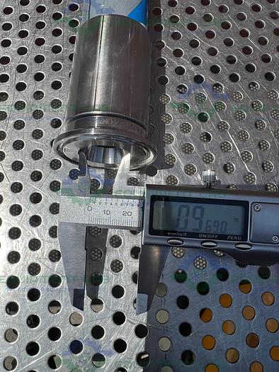 Used Alfa Laval PCS25 ELAFLEX Universal Hose Polypal Clean 60" w/ 1" Sanitary Fitting