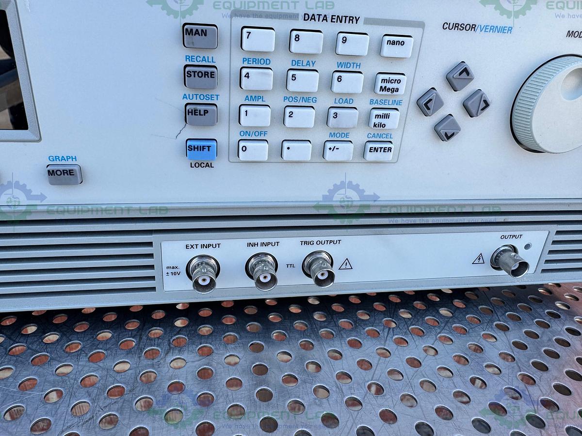 Used HP Hewlett Packard 8114A High Power Pulse Generator 100V / 2A
