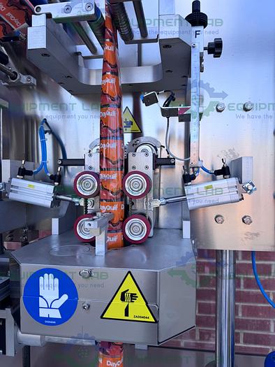 Used Capmatic SleeveStar 300 Full Sleeve Neck Bander Capping & Torquing Machine