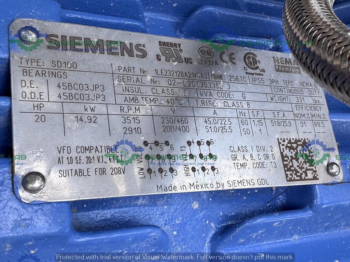 Used IKA CMX 2000/05 Stainless Steel Inline Granulator, Inline Solid & Liquid Mixer