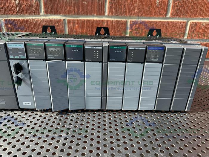 Used Allen Bradley  SLC 500 1747-L552 PLC w/ Prosoft MVI46 Communication Module