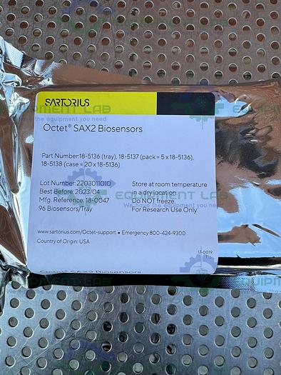 Sartorius  18-5136 Octet High Precision Streptavidin 2.0 SAX2 Biosensors