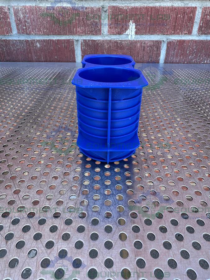 Used Lot of 4 - Eppendorf 5920 717.006 Adapters for Rotors, for 2 bottles 250 mL flat