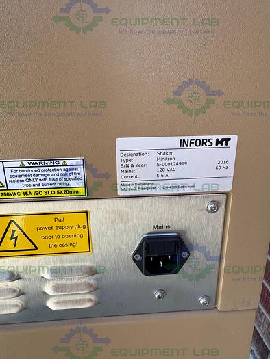 Used Infors HT  Minitron Double Stacked CO2 Humidity Incubator Shaker 65°C